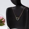 Love Alloy Necklace Jewelry Versatile Diamond Clavicle Chain Women's Water Wave Chain Premium Neck Chain