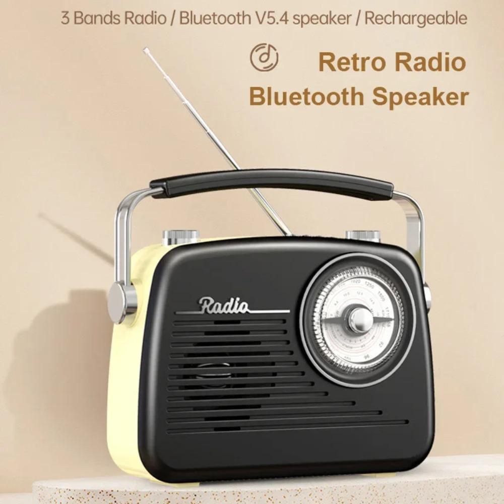 MG003 Vintage FM AM SW Radio DSP Full Band Radios Receiver Portable Bluetooth Speaker TF Card USB Music Player The Elderly Use