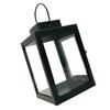 Wind-proof Iron Wind Lamp Wrought Iron Outdoor Hanging Lantern Lantern Candle Stand  Home Decor