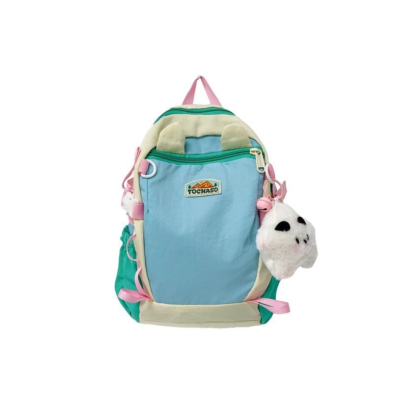 

School bag new casual versatile bag children s trend school bag school bag small синій
