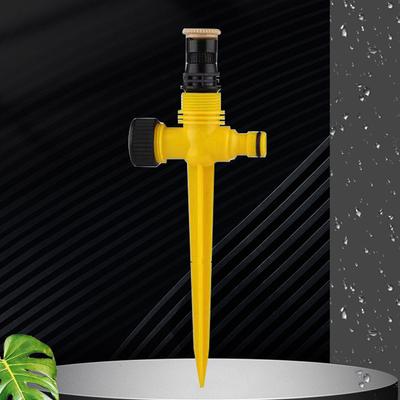 5pcs Auto Irrigation System 360 Degree Rotation Tripod Sprinkler Corrosion Resistant Easy Install for Garden Lawn