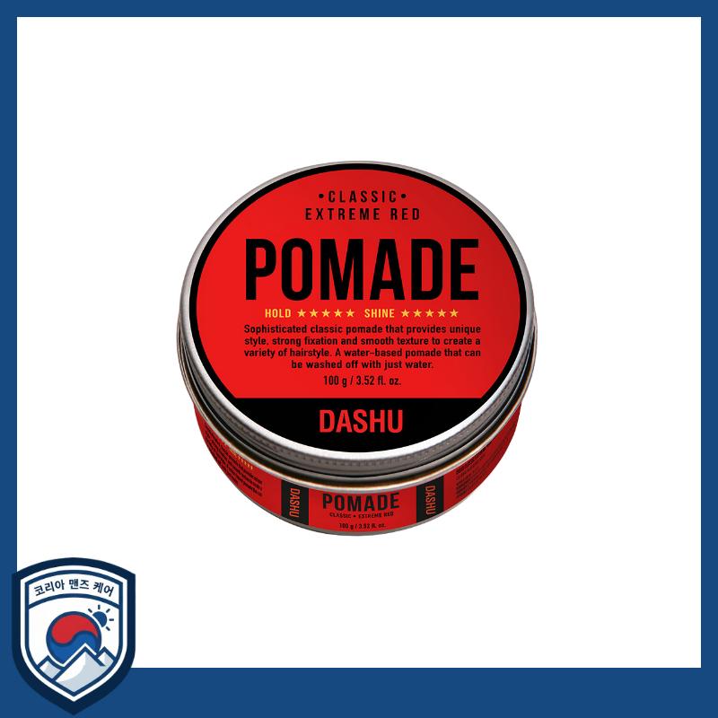 

[DASHU] Classic Extreme Red Pomade 100g - Professional Ultra-Strong Hold & Matte Vitalizing Styling Recharge Therapy