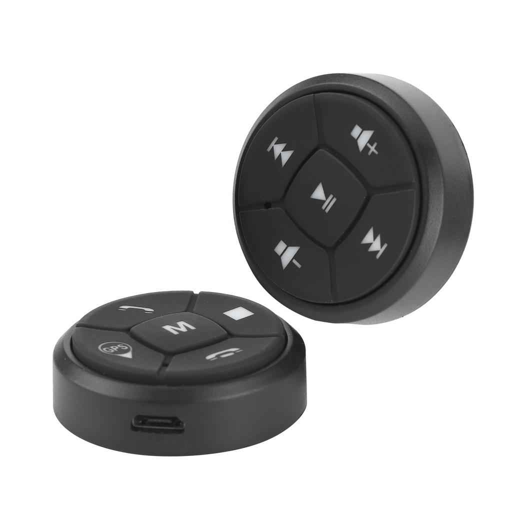 Steering Wheel Button Controller Car Steering Wheel Wireless Steering Wheel Control Button Volume GPS Wireless Controller Switch