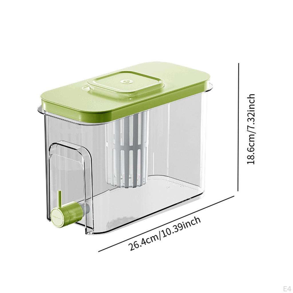 Pojemnik na zimne napoje Dzbanek z kranikiem Beczka na lód Oszczędność miejsca Napój do lodówki
