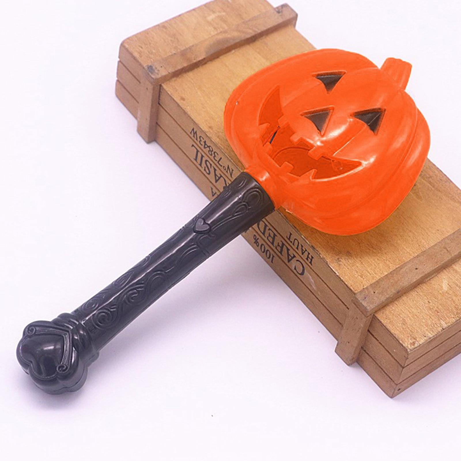 

Хэллоуин Светящаяся Голова Тыквы Палочка Ведьмы Ужасы Красочный One Size