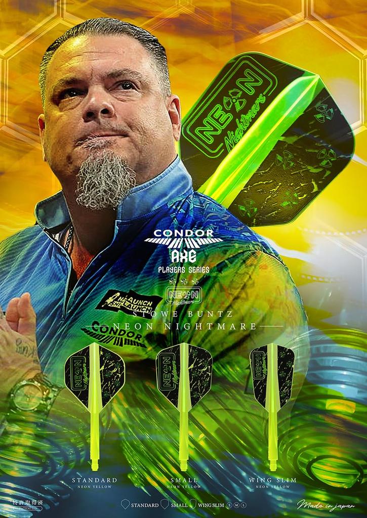 CONDOR AXE Stowe Buntz NEON NIGHTMARE Standard L Condor Axe Stowe Buntz Neon Nightmare