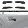For 2015- Chrysler 300 Carbon Fiber Inner Door Handle Cover Trim Strips 4PCS