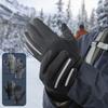 Early Winter Thermal Gloves,Polar Fleece Touchscreen Warm Glove Anti-Slip Driving,Riding,Running,Bike Cycling Gloves Men