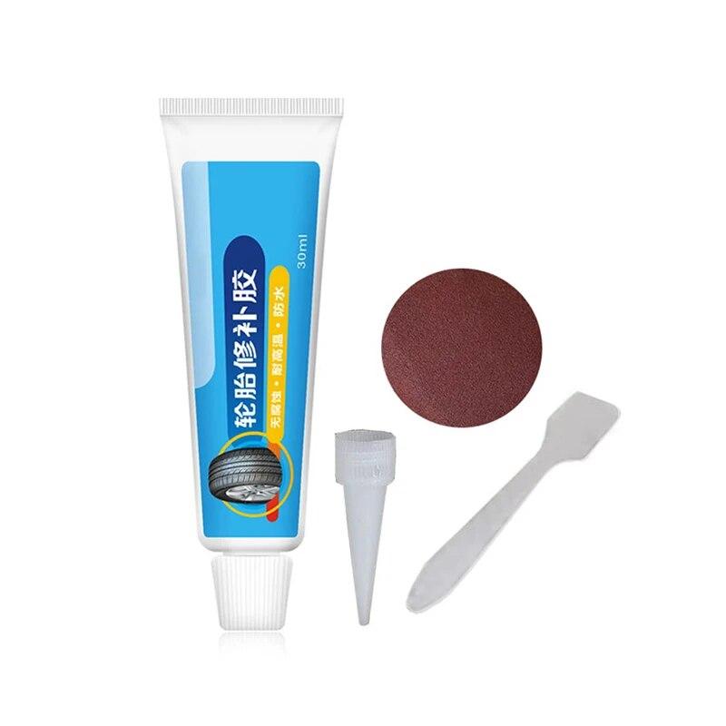 2Pcs Tire Repair Black  Glue Liquid Strong Rubber Wear-resistant Non-corrosive Adhesive Instant Bond Leather