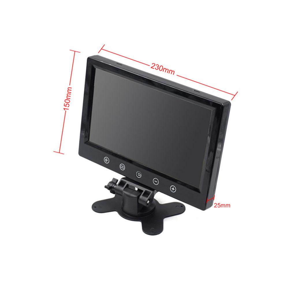 Car Stand Alone Monitor - 9 Inch Screen, 16:9 Display Mode NTSC/PAL Headrest Mount Frame