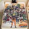 1Pc Naruto Print Flannel Blanket, High Quality Comfortable for All Seasons, Home Decor, Warmth and Comfort, Perfect for Christmas Gifts