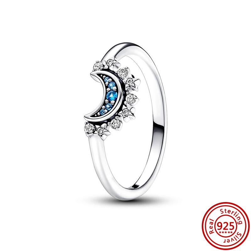 

Подлинное серебро 925 пробы, сверкающие кольца на пальцы с листьями, цветами и крыльями, серия горячих продаж Pantaro для женщин, юбилейный изысканный подарок 9