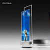 Customized High-End Golf Crystal Trophy, Souvenir, Home Decoration, Creative Wood, Resin Commemorative Rod, One Hole Awards, 1Pc