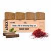 Hamare Ghar Ka Soaps Sandalwood & Saffron Magic Soaps For Bath (100 Gms Pack Of 4) | Paraben Free| Skin Brightening For Men & Women