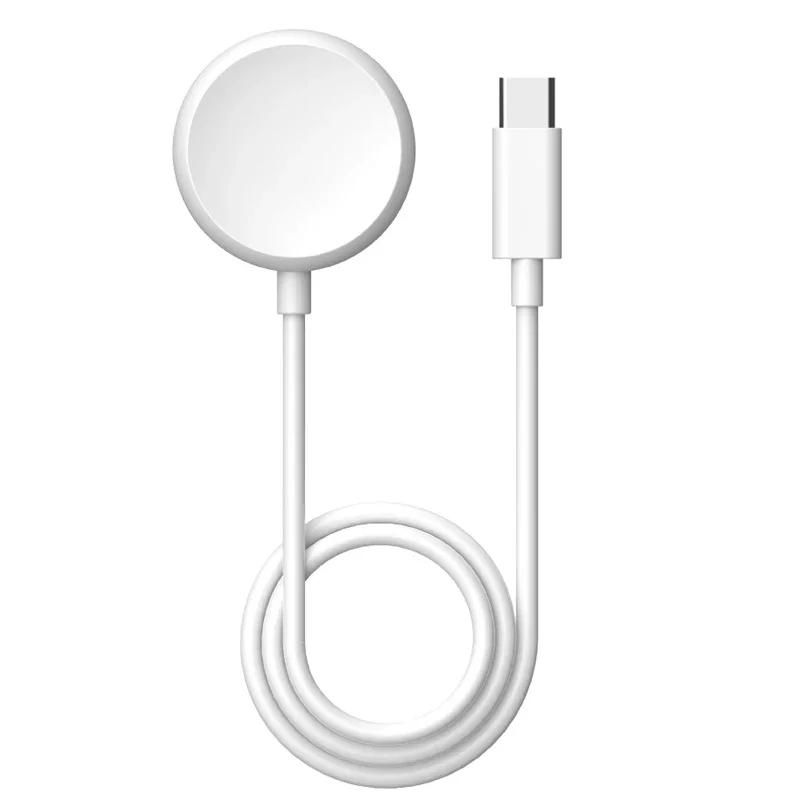 Type C Dokkladeradapter for Google Pixel Watch Smartklokke Magnetisk USB Ladekabel Base Ledning Tilbehør