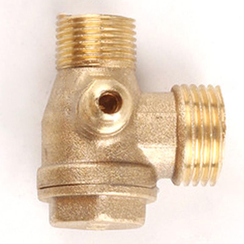 1pcs Air Compressors Check Valve Replacements Brass Air Pump Check Valves Cut-Off Valve Air Compressor Accessories