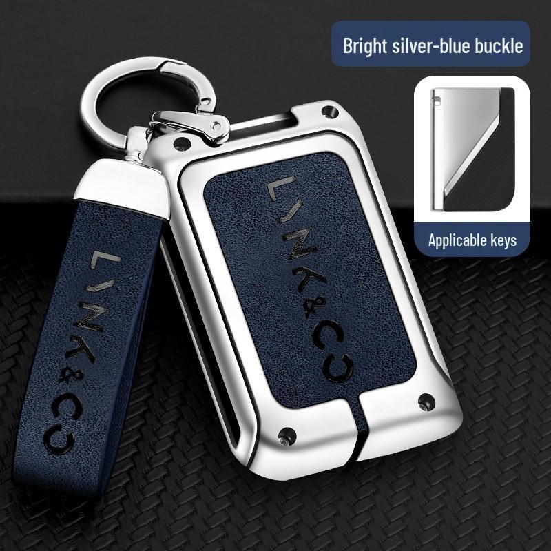 Compatible Lynk&Co 010203+05+0609 Metal Car Key Cover