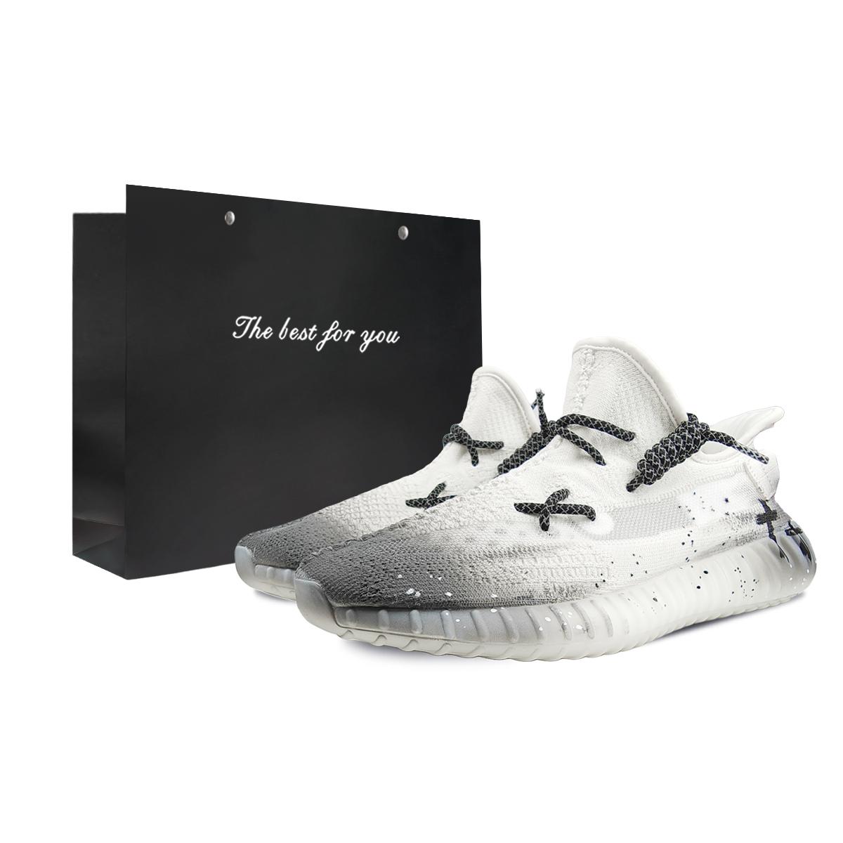 

Adidas Originals Yeezy Boost 350 V2 Abrasion Resistant Abrasion Resistant Low top Casual Shoes Unisex White Gray HQ6316(Team373-BOX) 36⅔