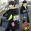 Boys' Fleece-Lined Windbreaker: Thick Winter Parka for Kids