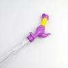 48cm Flashing Telescopic Dinosaur Bubble Wand Toy for Parent-Child Outdoor Play