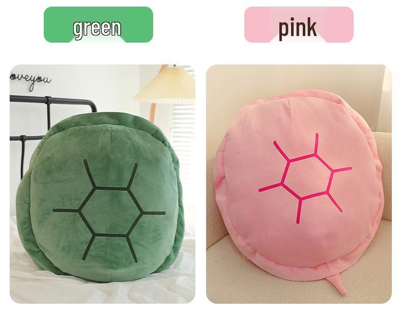 Plush Turtle Shell Wearable Sleeping Bag & Sofa Cushion