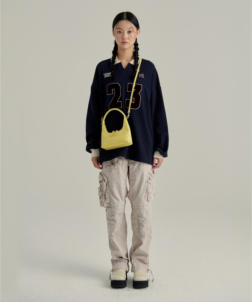 Margesherwood Hobo Mini + Strap - Lemon Crinkle