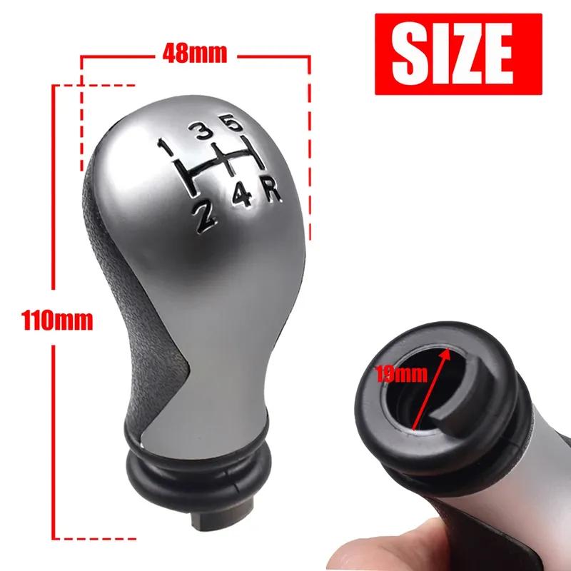 Car Styling Gear Shift Knob Lever Shifter Head For Citroen C5 2001-2008 Xsara Picasso 1999-2008 Car Accessories