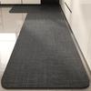 Rug for Kitchen Waterproof Floor Mat Pvc Leather Non-slip Foot Mats Oil-proof Long Carpet Solid Color Home Decoration Rugs 