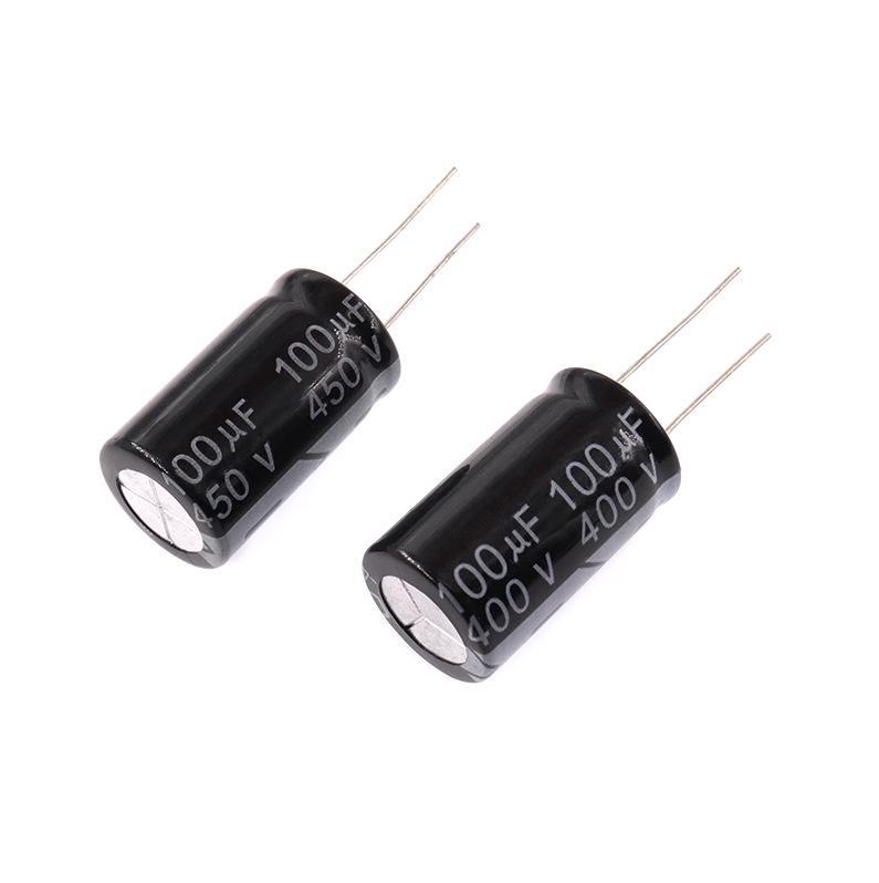 Direct Plug Aluminum Electrolytic Capacitor - 100UF, 16V to 450V