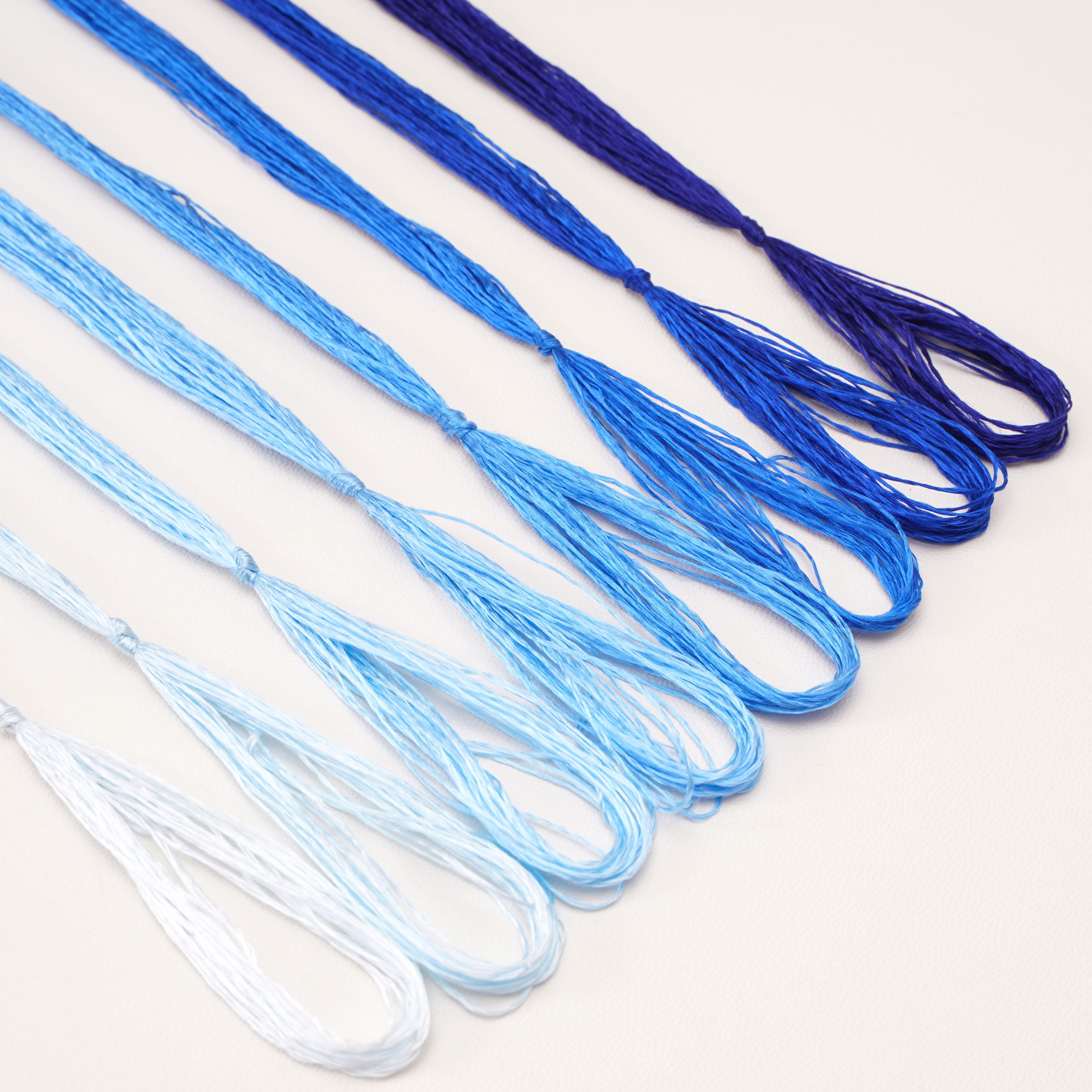 

8шт x 20м шелковая нить с низкой круткой для изготовления украшений из бархатных цветов своими руками 01