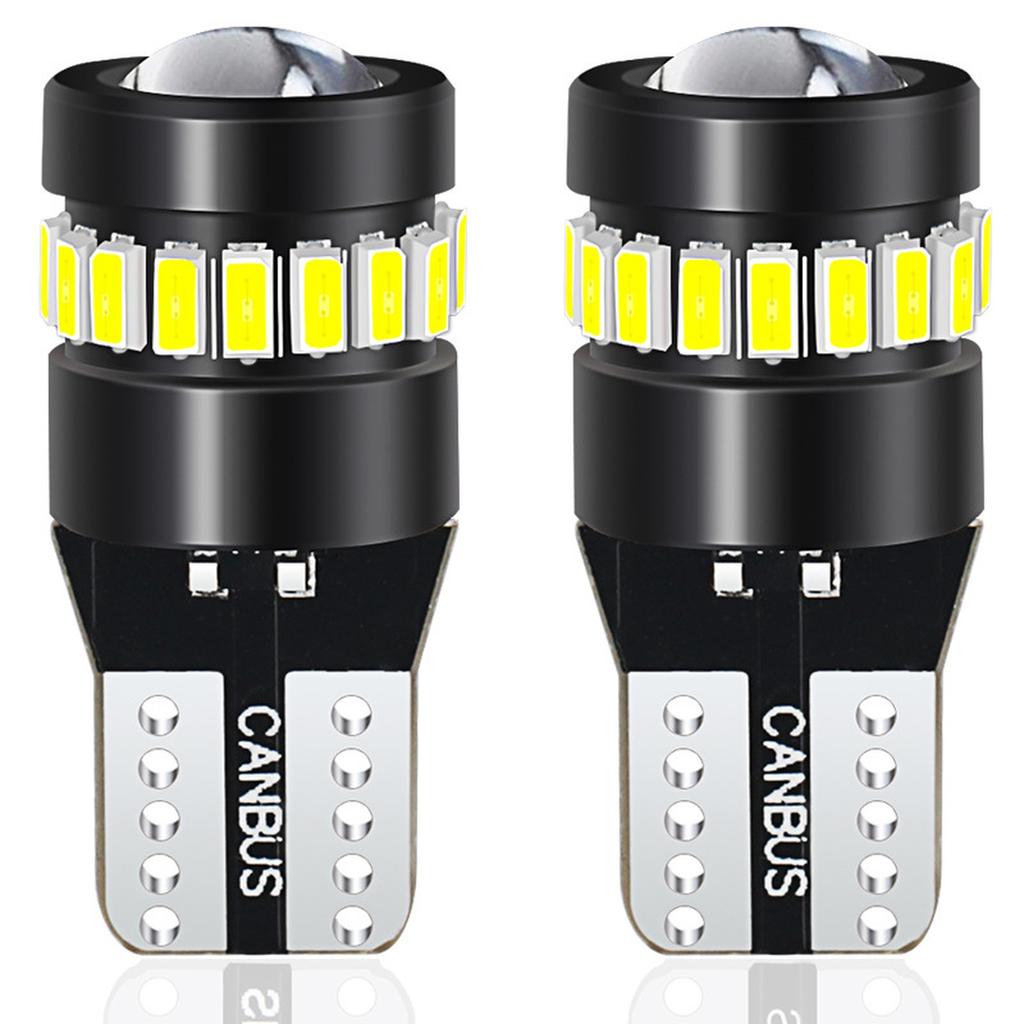 T10 LED Bulb 3014 18SMD with Lens, Error Free for Car Position Light License Plate Light Dashboard Light