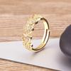 Nidin Temperament Romantic Heart Open Adjustable Rings for Women Girls Engagement Zircon Party Wedding Gift Jewelry Wholesale