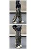 Men's Trendy Retro Vibe Distressed Camouflage Overalls - Slim, Straight, Flared Long Pants