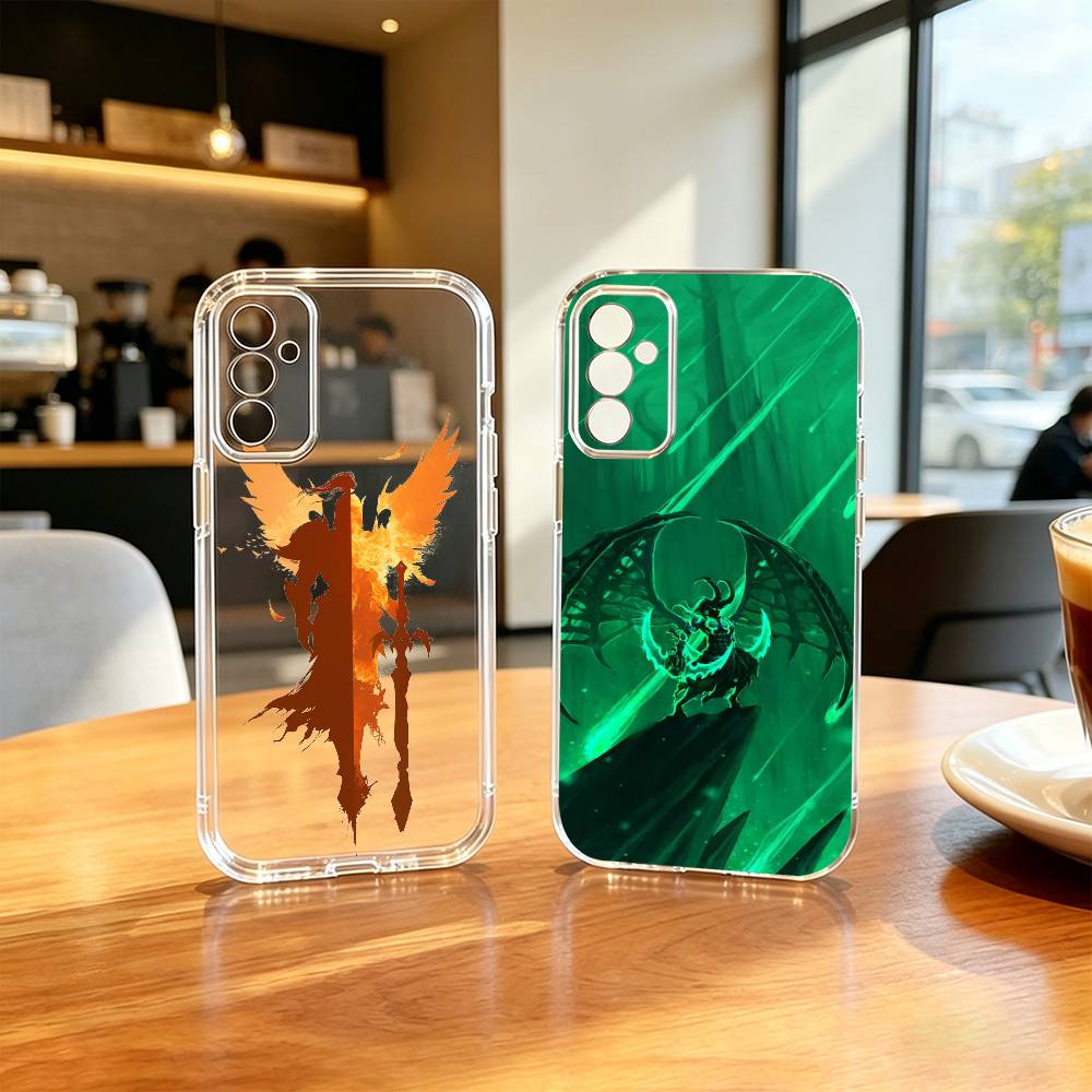 Game W-World Of W-Warcraft Phone Case For SamsungA10,12,20,21S,30,31,40,50,51,52,70,71 Transparent Cover