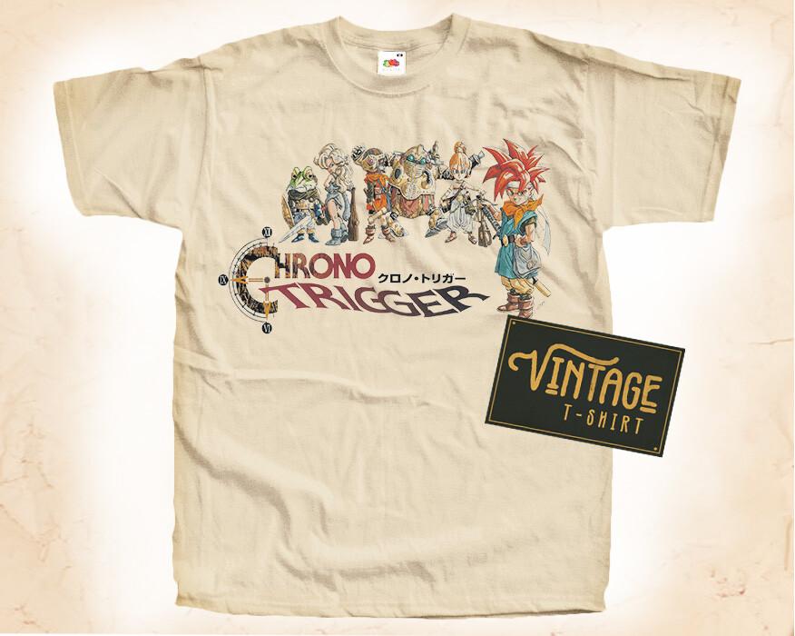 

Chrono Trigger Vintage T Shirt for Men NATURAL S5XL Unisex T-Shirt XXL