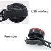 Bike Rear Light Compacted Weatherproof USB Charging Rechargeable Bicycle Brake Lamp for Night Riding