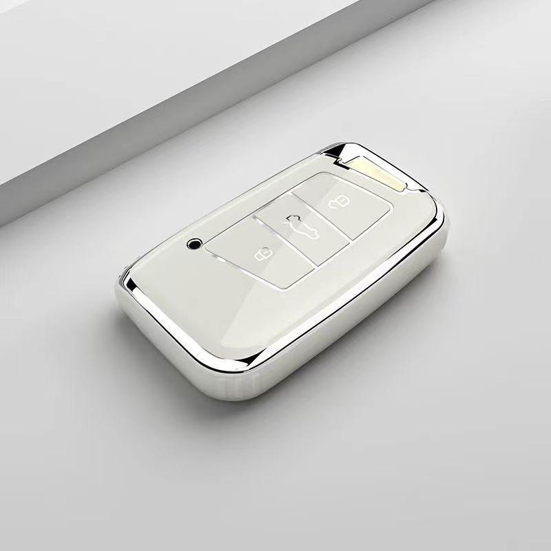 New Soft TPU Car Remote Key Case Cover Protector Shell for VW Volkswagen Magotan Passat B8 Skoda Superb Kodiaq A7 Tiguan MK2 CC
