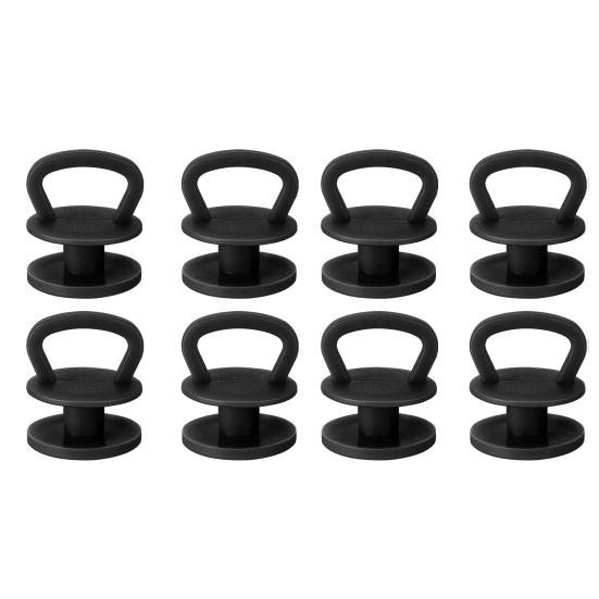 2/4/8Pcs Reusable Replacement Buttons with Built-in Hook Set Twist Lock Mechanism Simple Installation Bag Hooks Buttons