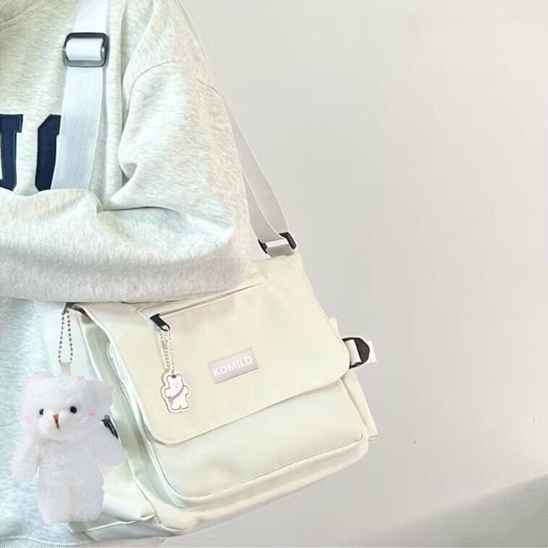 New Oxford Diagonal Cross Bags Youth Fashion Casual Version Ladies Canvas Shoulder Bag Solid Color Women Messenger Bags Bolsa