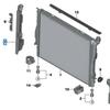 BMW 3 Series E90 Radiator Side Support (17107524914)