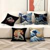 Japanese Wave Art Cushion Cover Pillowcase Upholstery Sofa Throw Pillow Home Decor Pillowcas
