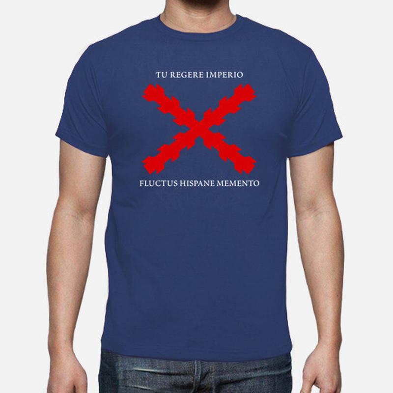 Cruz De San Andrés Con Leyenda Men TShirt Short Sleeve Casual 100 Cotton ONeck Summer T Shirt Size S3XL S