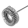 Durable Stainless Steel Drink Mixer With Double Spring Spiral Whisk Milk Frother