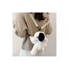 Plush Dog Backpack With Zipper Pocket For Daily Use And Gift Idea