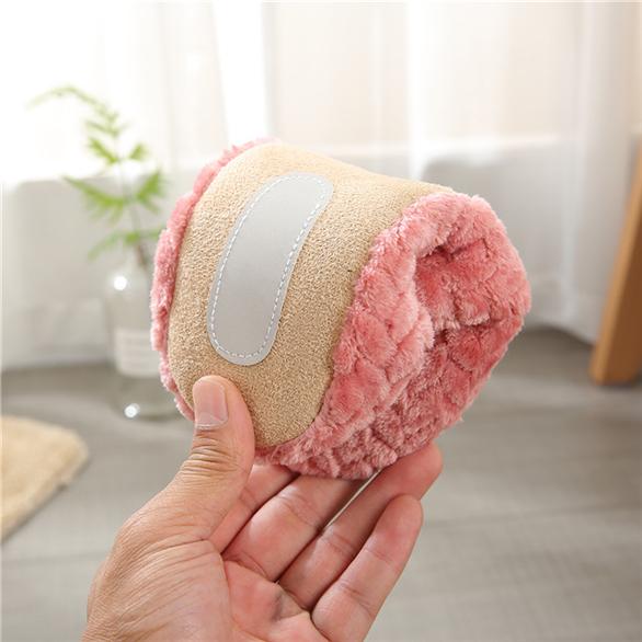 Soft Cotton Slippers for Women Japanese Style Flat Non Slip Indoor Slippers with Quiet Sole Warm Comfortable Autumn Winter House Shoes