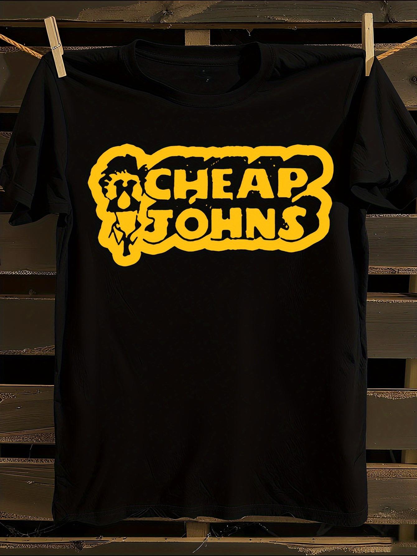 Cheap Johns Black T-shirt M