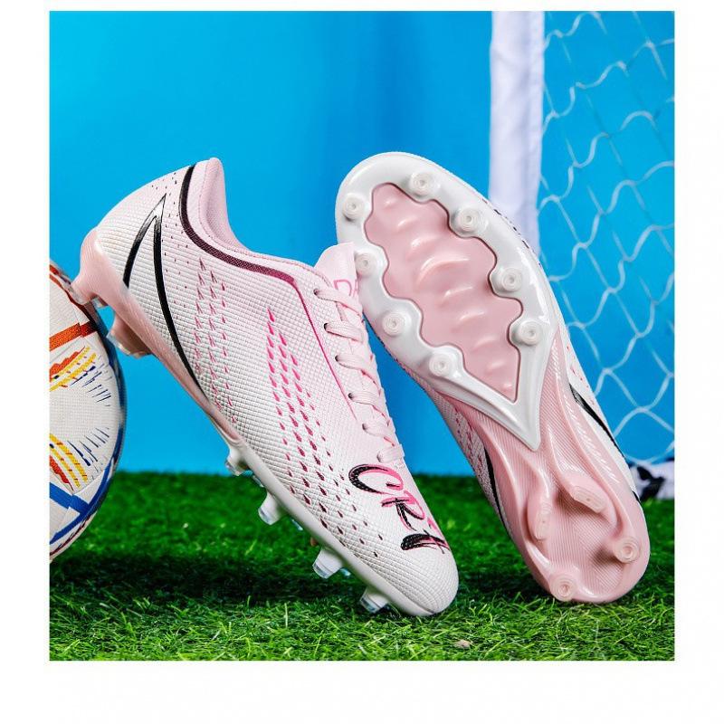 Large Size Football Shoes, Children's Artificial Grass Training Shoes, Spikes, Youth and Students Competition Sports Shoes