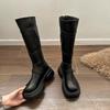 High-quality Fashion Hot-selling Lined Heel Boots Women's Long Boots 2025 New Autumn Over Knee Heel Long Boots