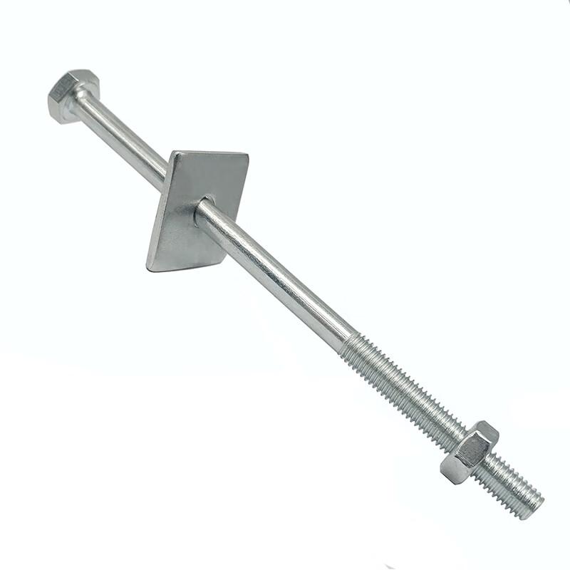Industrial Through-Wall Galvanized Hex Bolt Sets