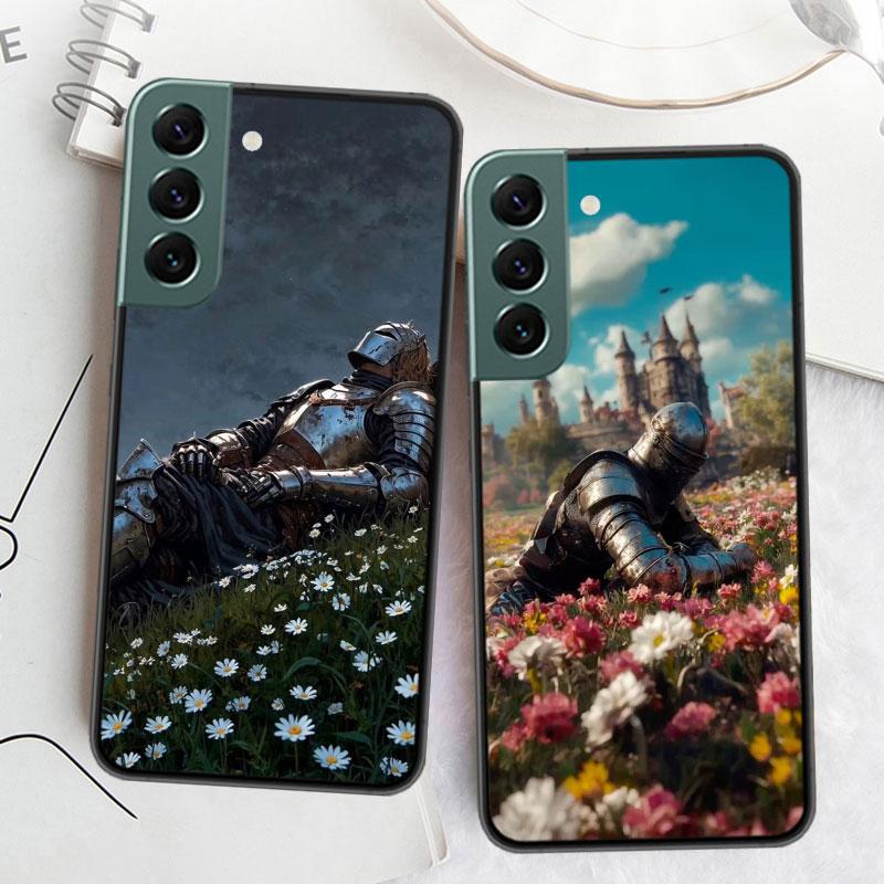 Flower Knight of the Light Phone Case For Samsung Galaxy S22 S25 Ultra S21 S10 Plus S26 Edge S20 S23 S24 FE Cover Silicone S